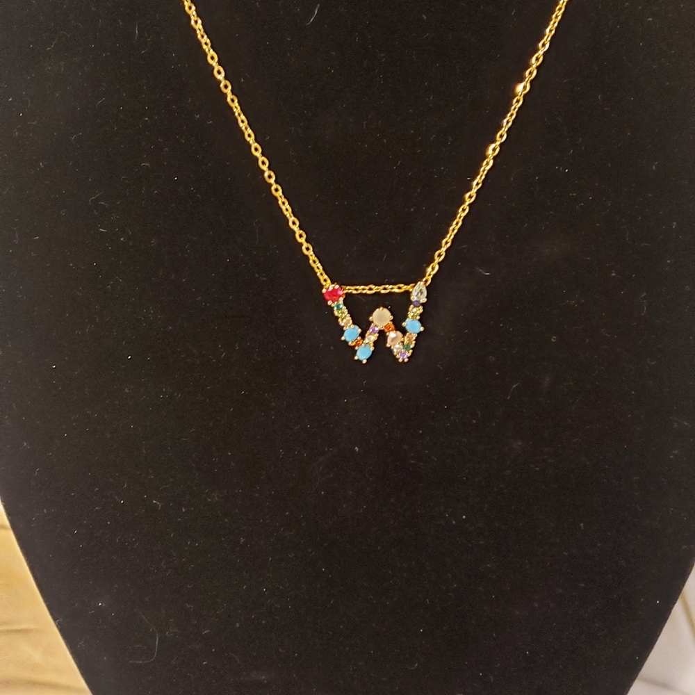 "W" Necklace - Picture 2 of 2